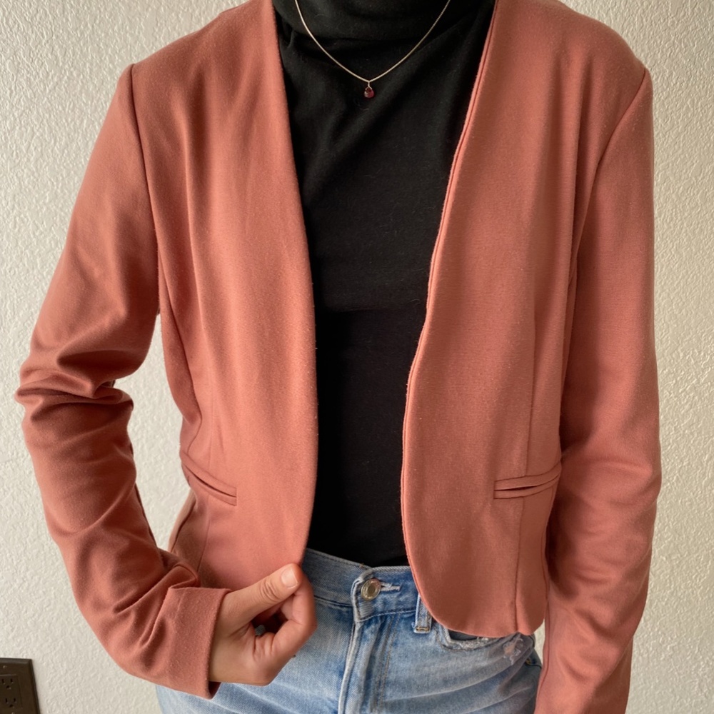 Salmon Mosaic & co blazer